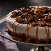 Pecan Turtle Ice Cream Cake
