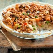 Chick:  PotPie: Chicken Pot Pie with Crunchy Brown Rice Crust  (Whole Foods)