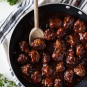 Bacon Bourbon Meatballs!