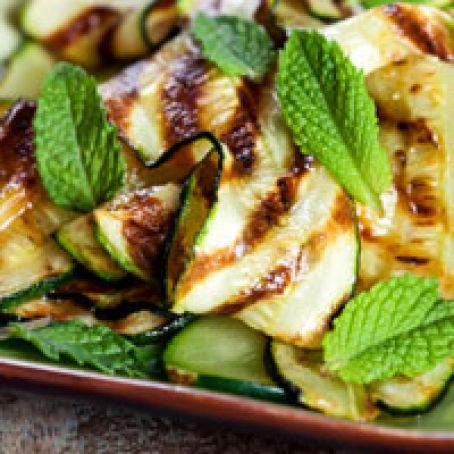 Grilled Zucchini with Feta Cheese