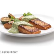 Tandoori-Style Salmon with FAGE Total Avocado Créma