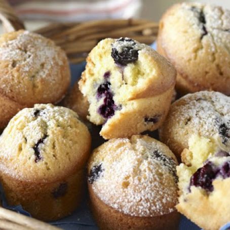 Blueberry & lemon friands