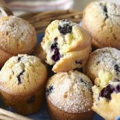 Blueberry & lemon friands