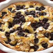 Warm Almond-Cherry Cake