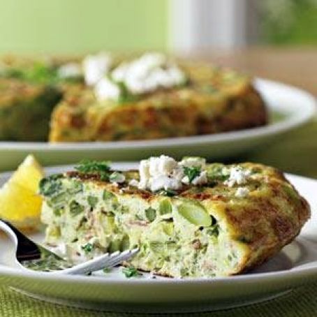 Aspargus and Goat Cheese Frittata