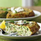 Aspargus and Goat Cheese Frittata