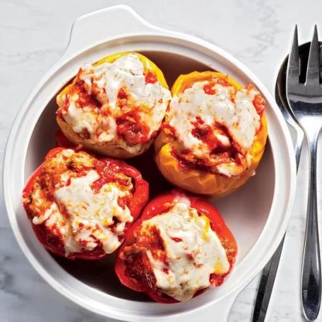 Instant Pot Turkey-Stuffed Peppers