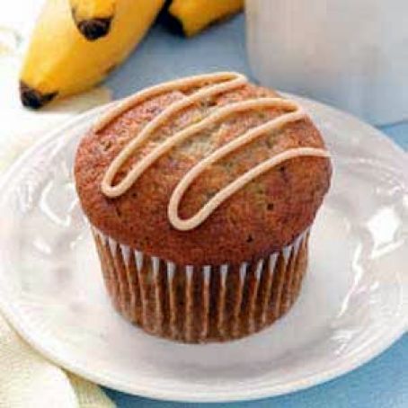 Jumbo Caramel Banana Muffins Recipe
