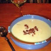 Potato Leek Fondue Soup