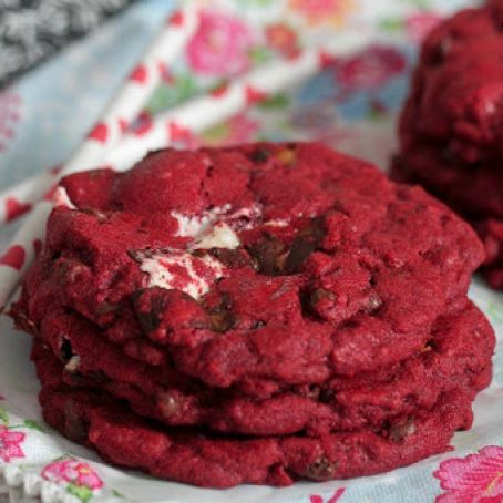 RED VELVET MILKY WAY CAKE COOKIES