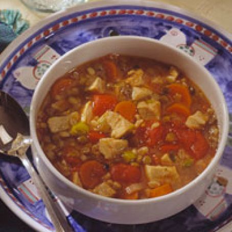 Chicken, Lentil and Barley Soup