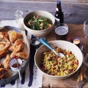 Fried Chicken with Cornmeal Crust