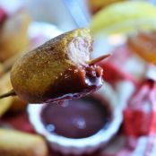 Mini Corn Dogs - with Blackberry Honey Mustard --Jos. Sciascia