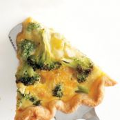 Broccoli-Cheddar Quiche