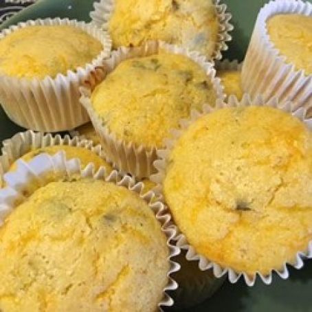 Cornbread Mini-Muffins, Spicy