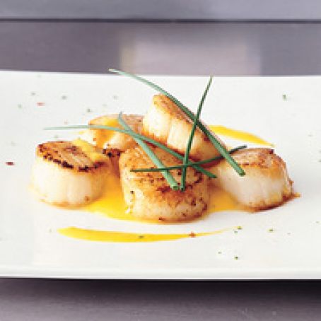 Saffron Scallops