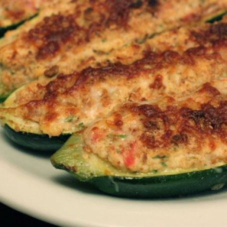 Cheese Stuffed Zucchini