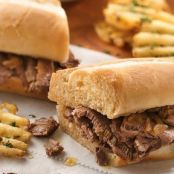 Slow-Cooker Easy French Dip Sandwiches