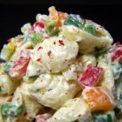 Macaroni Salad With Bacon, Peas, and Creamy Dijon Dressing