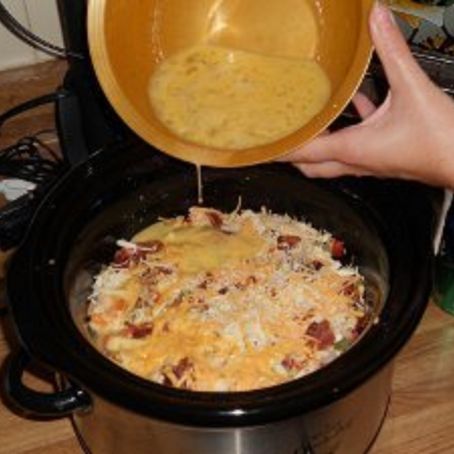 Crock Pot Egg Brunch Casserole 