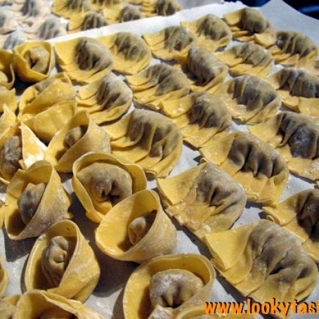 Mock Beef (Soy Protein) Dumplings