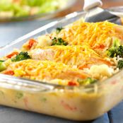 Cheesy Chicken & Rice Casserole