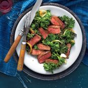 Skillet Steak and Wilted Kale