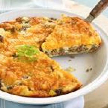 Impossibly Easy Cheeseburger Pie