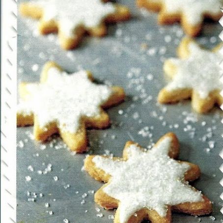 iced browned butter sugar cookies