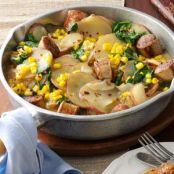 Sausage & Vegetable Skillet Dinner Recipe
