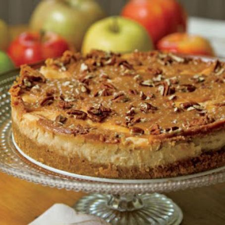 Apple Caramel Cheesecake- Winning Recipe