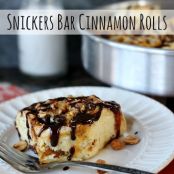 Snickers Bars Cinnamon Rolls