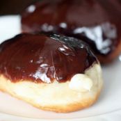 Vanilla Bean Boston Cream Donuts