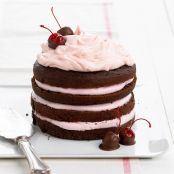 Chocolate Cherry Stack Cake