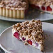 Strawberry Cream Cheese Crumble Tart