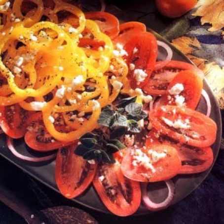 Bell Pepper Salad With Feta