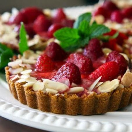 Strawberry Almond Cream Tart