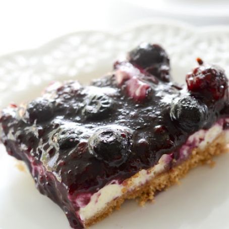 Lemon Blueberry Cheesecake Bars