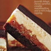 Brownies, Four-Layer Caramel Crunch Nougat