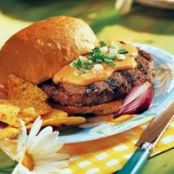 Grilled Nacho Cheeseburgers