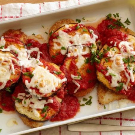 Lightened Chicken and Eggplant Parmesan