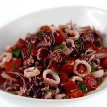 Calamari, Tomato and Caper Salad