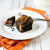 Pumpkin Cheesecake Brownies