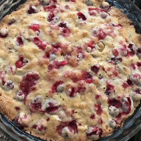 Crustless Cranberry Pie