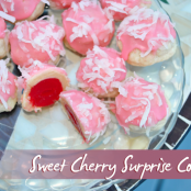 Sweet Cherry Surprise Cookies