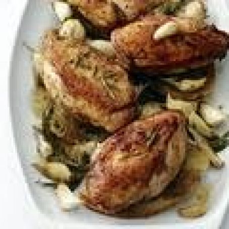 Garlic-Roasted Chicken