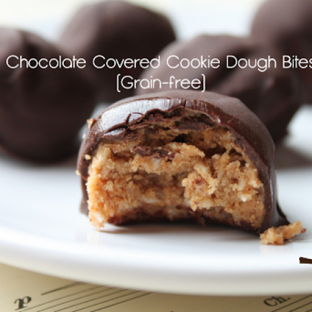 Chocolate Covered Cookie Dough Bites