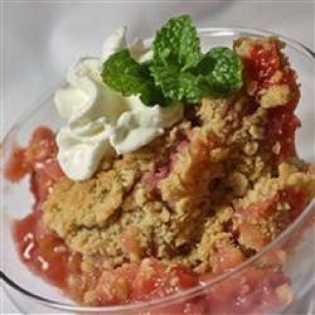 Rhubarb Crunch