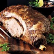 Roasted Lamb Leg With Morrocan Spices