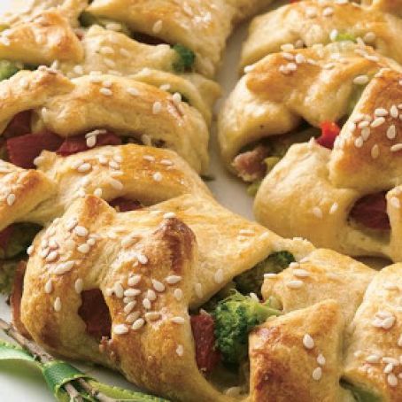 Broccoli Bacon Crescent Spiral